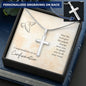 Congratulation on your Confirmation, Personalized Cross Necklace - May God Bless You - Pefect Gift for him or her!