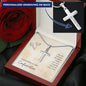 Congratulation on your Confirmation, Personalized Cross Necklace - May God Bless You - Pefect Gift for him or her!