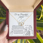 To Mom, from your Daughter - Everlasting Love 10K Solid Yellow Gold Heart Necklace - Happy Mother's Day, I Love You Mom!