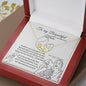 To Mom, from your Daughter - Everlasting Love 10K Solid Yellow Gold Heart Necklace - Happy Mother's Day, I Love You Mom!