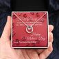 Lucky in Love Necklace - Perfect Gift for the Woman you're in Love with - I Love you honey!