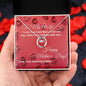 Lucky in Love Necklace - Perfect Gift for the Woman you're in Love with - I Love you honey!