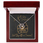 Lucky in Love Necklace - Perfect Gift for the Woman you're in Love with - Be my SoulMate - I Love you honey!