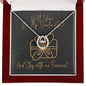 Lucky in Love Necklace - Perfect Gift for the Woman you're in Love with - Be my SoulMate - I Love you honey!