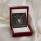 Lucky in Love Necklace - Perfect Gift for the Woman you're in Love with - Be my SoulMate - I Love you honey!