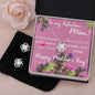 To my Fabulos Mom, Happy Mother's Day - Love Knot Earring & Necklace Set - She'll Love this Gift!