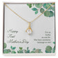 Happy First Mother's Day to the Best Mommy - Alluring Beauty Necklace - The Perfect Gift for Her!