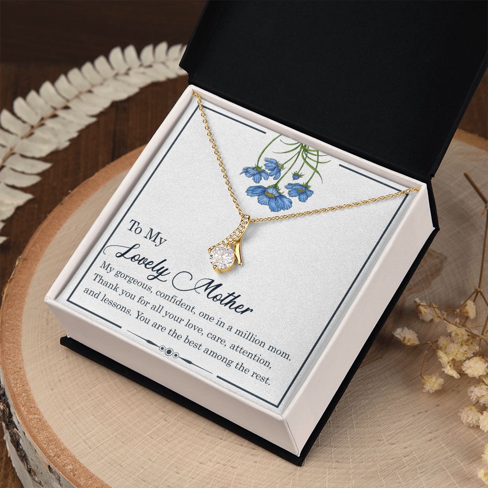 To my Lovely Mother - Alluring Beauty Necklace - The Perfect Gift for Her