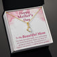 To my Beautiful Adopted Mom - Alluring Beauty Necklace - The Perfect Gift for Her