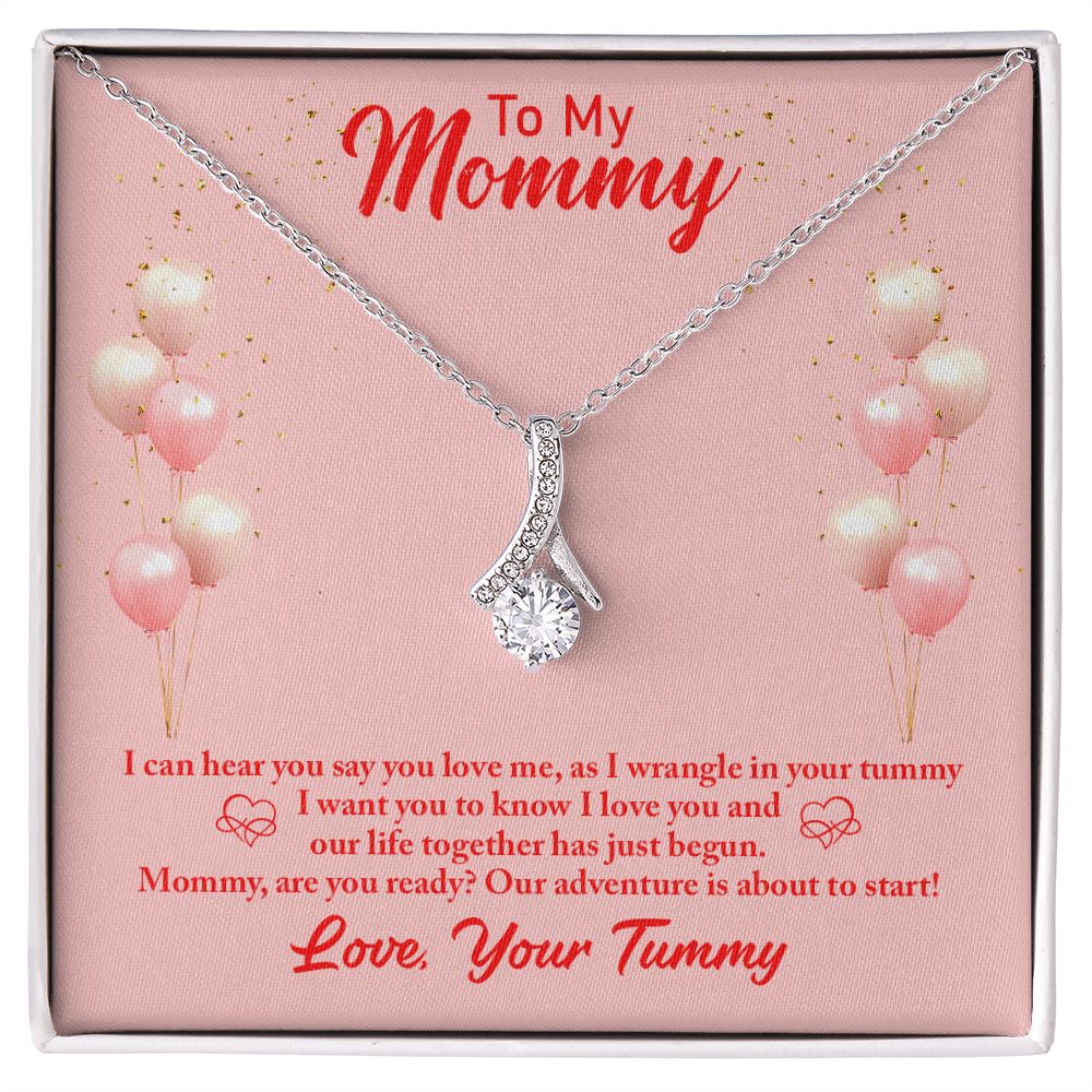 To my Mommy, from Unborn Baby - I can hear you - Alluring Beauty Necklace - The Perfect Gift for Her!