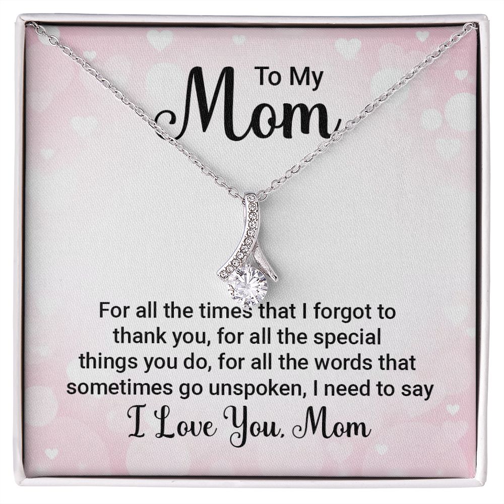 To my Mother - For all the times - Alluring Beauty Necklace - The Perfect Gift for Her!