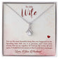 To my Wife - You are the most beautiful thing Alluring Beauty Necklace - The Perfect Gift for Her