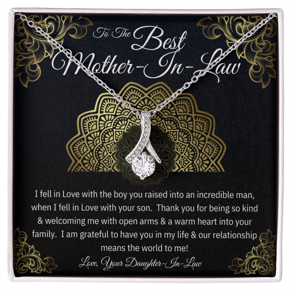 To the Best Mother-In-Law - Alluring Beauty Necklace - The Perfect Gift for Her!