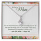 To My Mom - I Love You, I really Do - Alluring Beauty Necklace - The Perfect Gift for Her