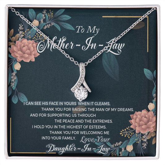 To my Mother-In-Law - Alluring Beauty Necklace - The Perfect Gift for Her