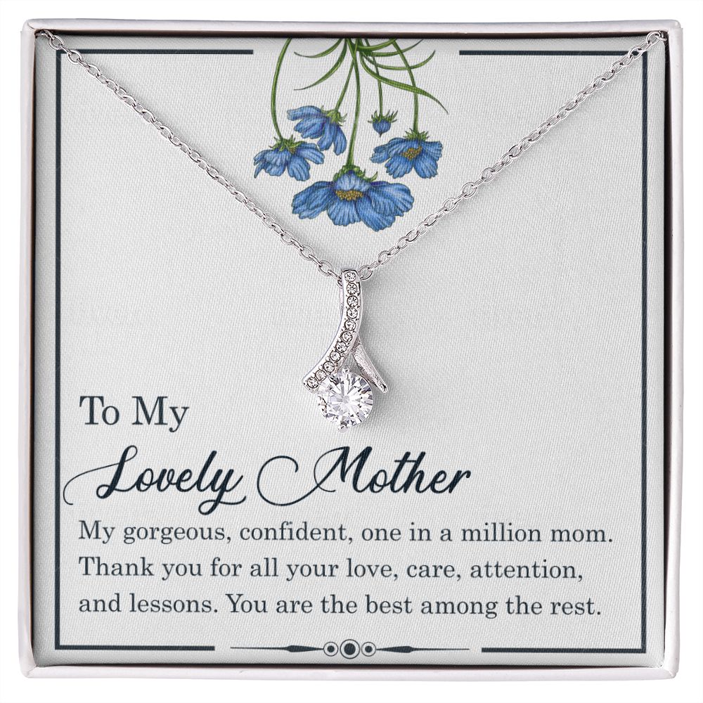 To my Lovely Mother - Alluring Beauty Necklace - The Perfect Gift for Her