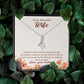 My Beautiful Wife - If I had to choose - Alluring Beauty Necklace - The Perfect Gift for Her!