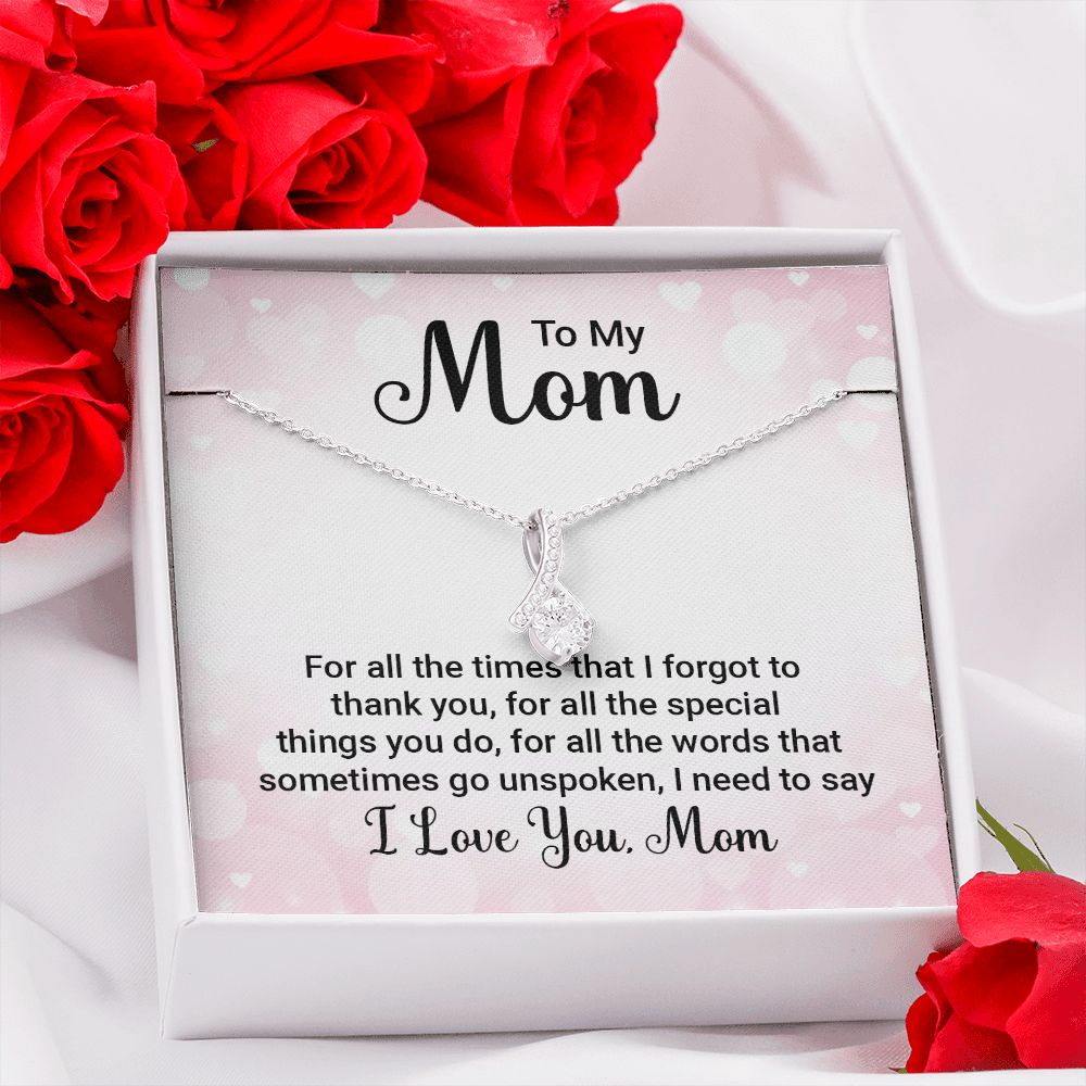 To my Mother - For all the times - Alluring Beauty Necklace - The Perfect Gift for Her!