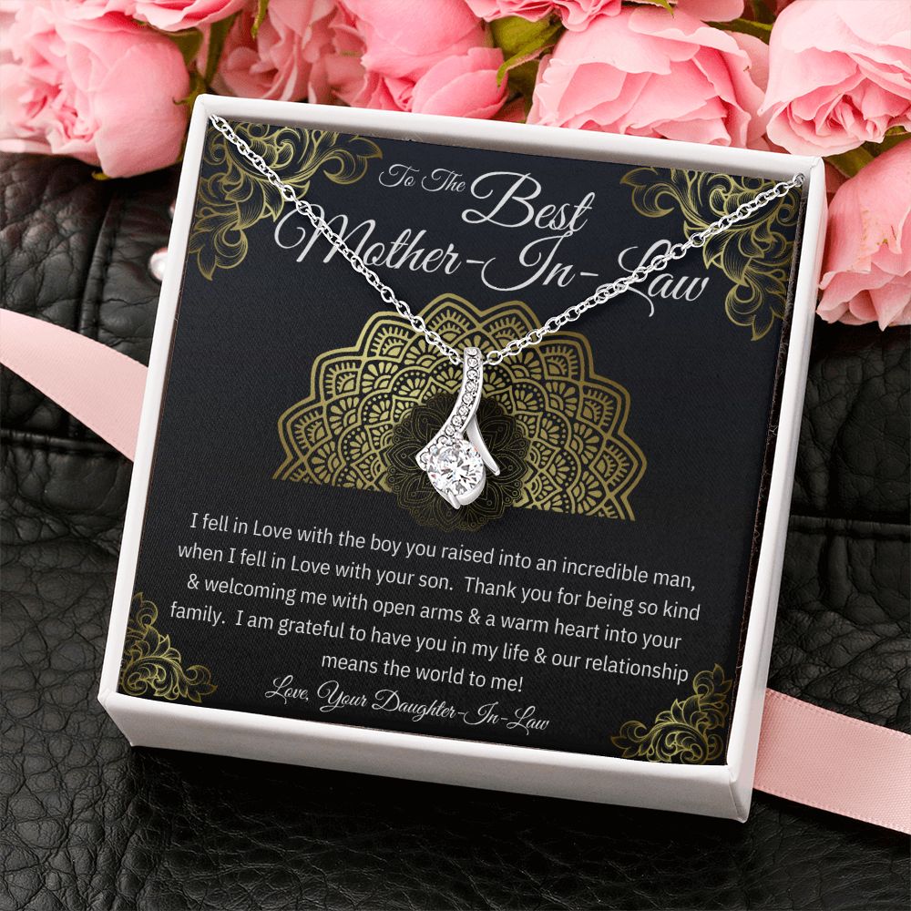 To the Best Mother-In-Law - Alluring Beauty Necklace - The Perfect Gift for Her!