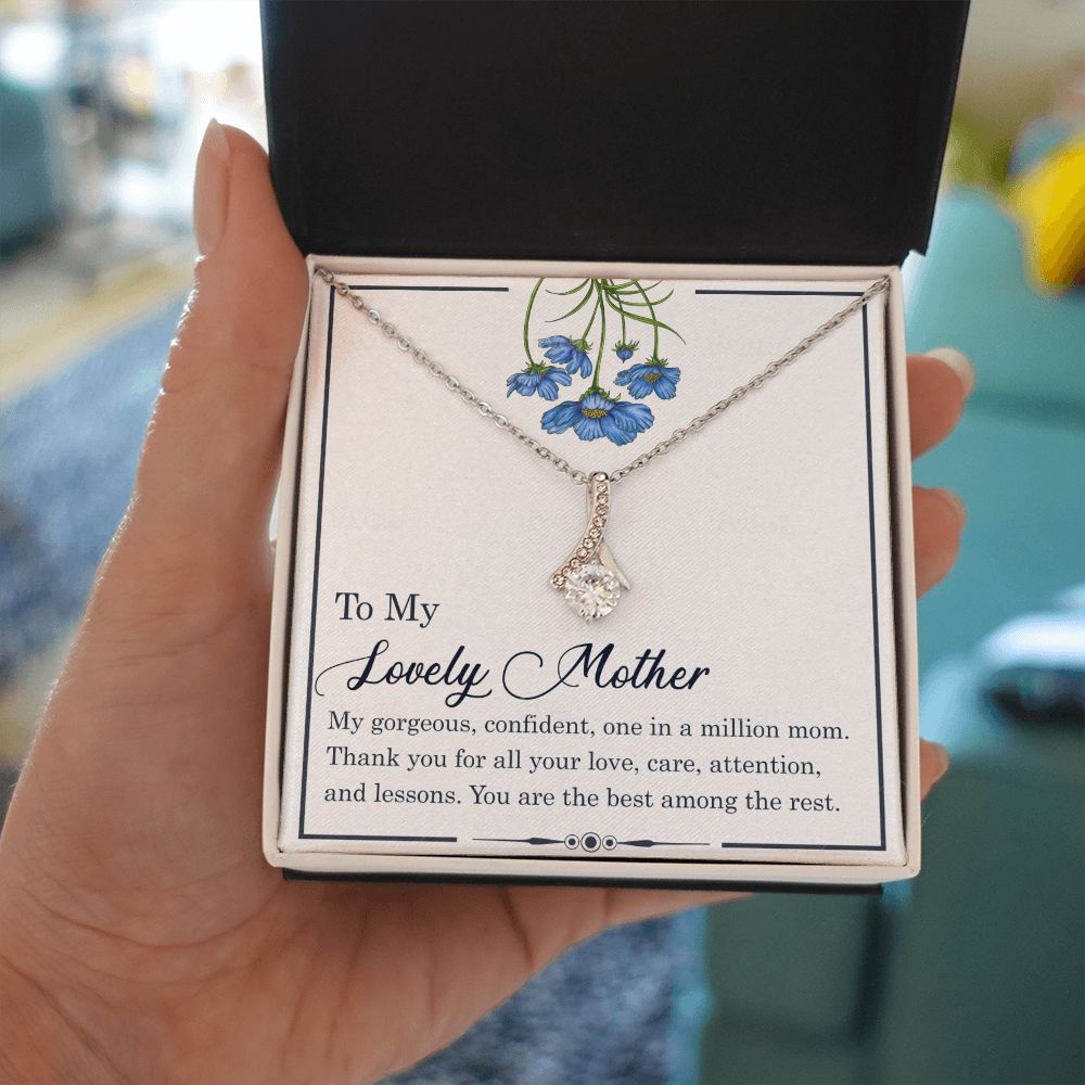 To my Lovely Mother - Alluring Beauty Necklace - The Perfect Gift for Her