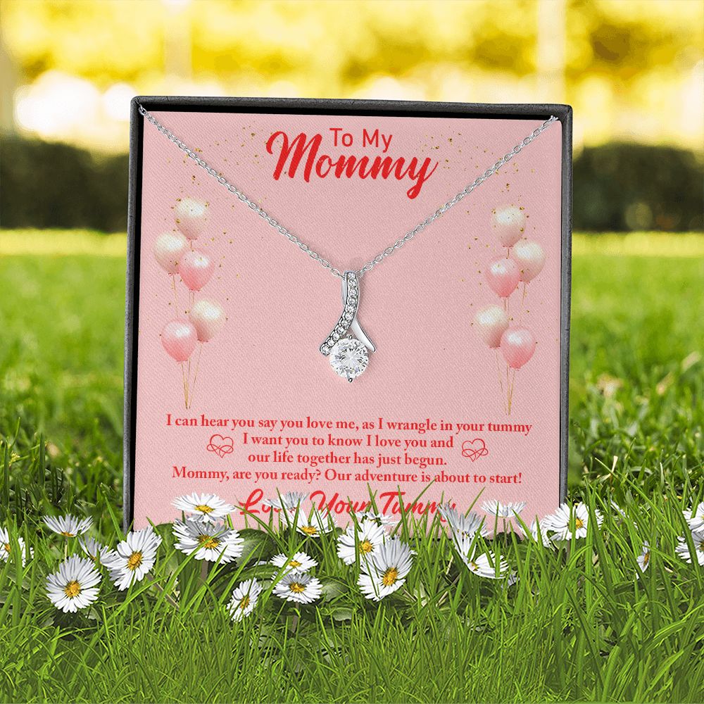 To my Mommy, from Unborn Baby - I can hear you - Alluring Beauty Necklace - The Perfect Gift for Her!