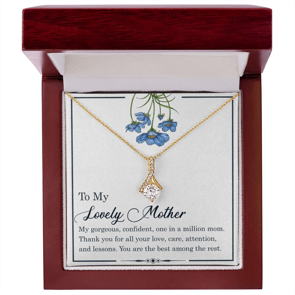 To my Lovely Mother - Alluring Beauty Necklace - The Perfect Gift for Her