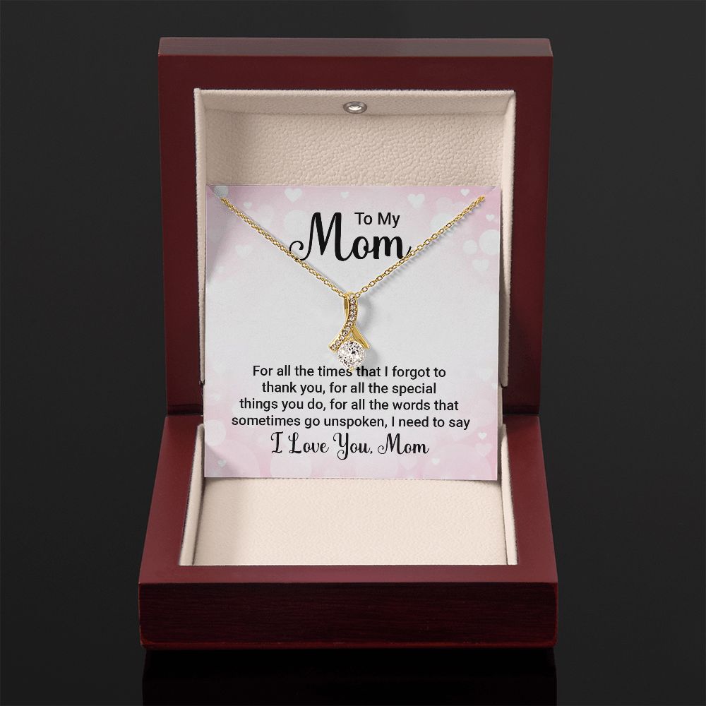 A mi madre - Para todos los tiempos - Collar de belleza seductora - ¡El regalo perfecto para ella!