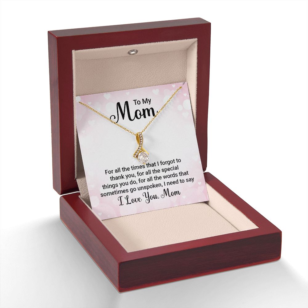 To my Mother - For all the times - Alluring Beauty Necklace - The Perfect Gift for Her!