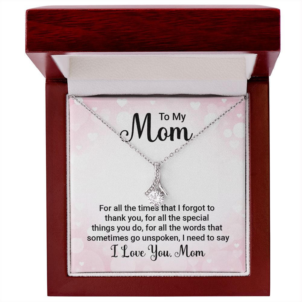 To my Mother - For all the times - Alluring Beauty Necklace - The Perfect Gift for Her!