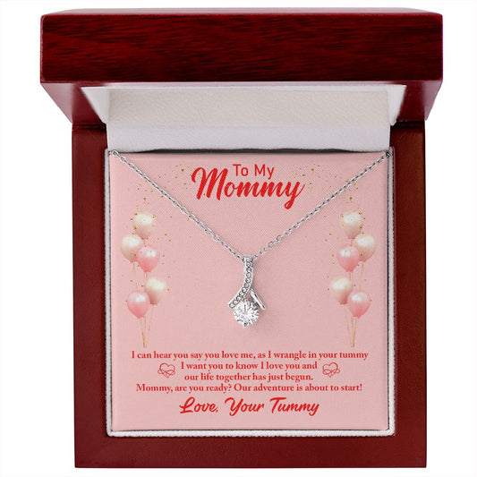 To my Mommy, from Unborn Baby - I can hear you - Alluring Beauty Necklace - The Perfect Gift for Her!