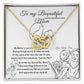 Interlocking Heart Necklace - The perfect Gift she'll love - Happy Mother's Day!