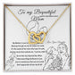 Interlocking Heart Necklace - The perfect Gift she'll love - Happy Mother's Day Mom!