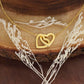 Interlocking Heart Necklace - The perfect Gift she'll love for Mother's Day - BEST Mom Ever, from your Daughter!