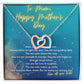 Interlocking Heart Necklace - The perfect Gift she'll love - Happy Mother's Day Mom!