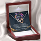 Interlocking Heart Necklace - The perfect Gift she'll love for Mother's Day - BEST Mom Ever, from your Daughter!