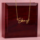 PERSONALIZED Signature Name Necklace - The perfect Gift for Mom for Mother's Day - Best Custom Gift Ever!