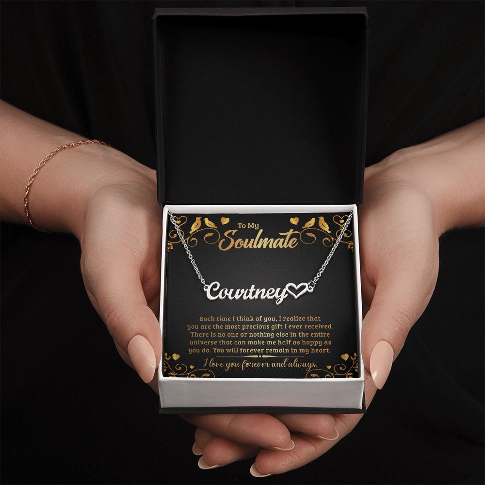 GET THE PERFECT GIFT - Personalized Name Necklace for your SOULMATE!