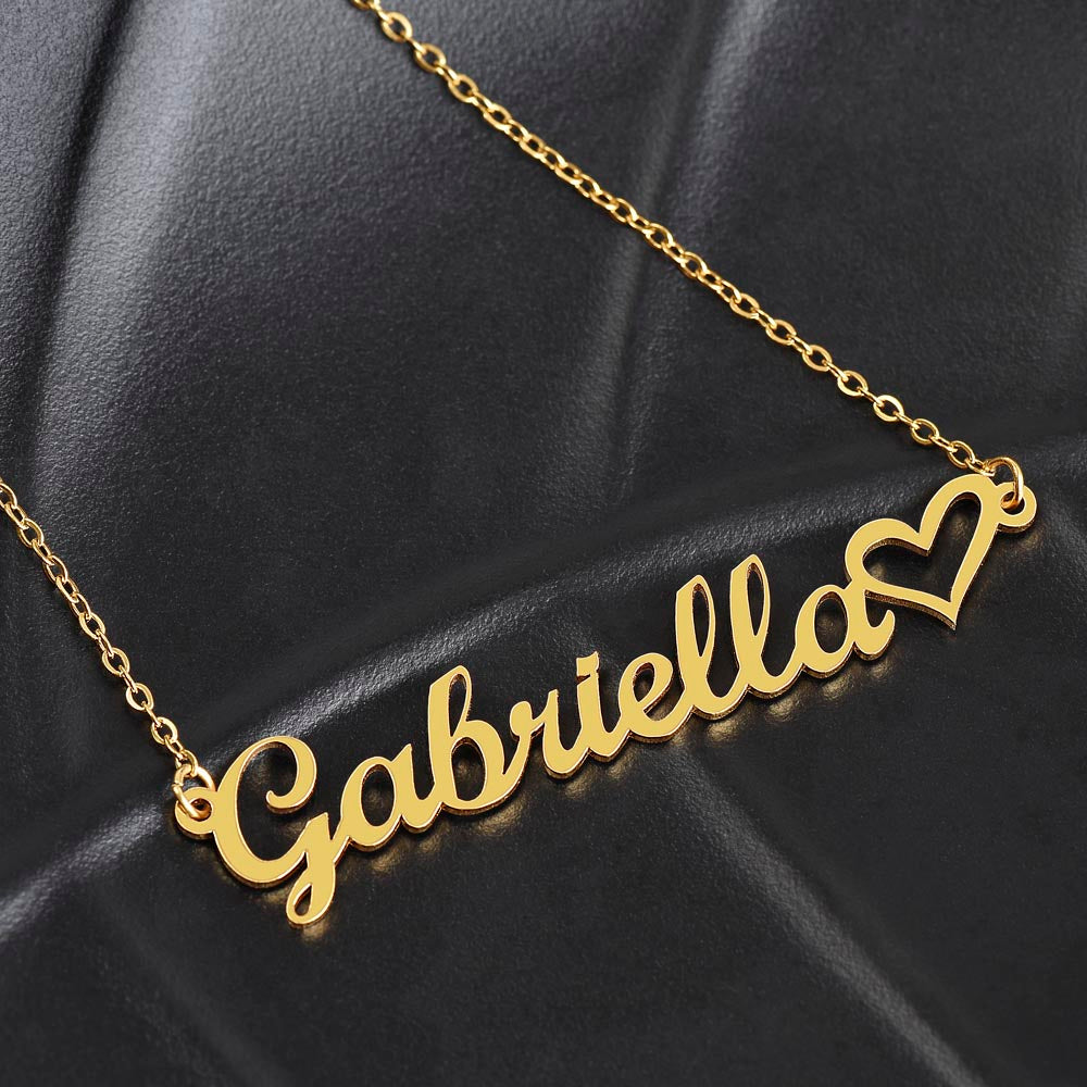 OBTENGA EL REGALO PERFECTO: ¡Collar con nombre personalizado para su ALMA GEMELA!