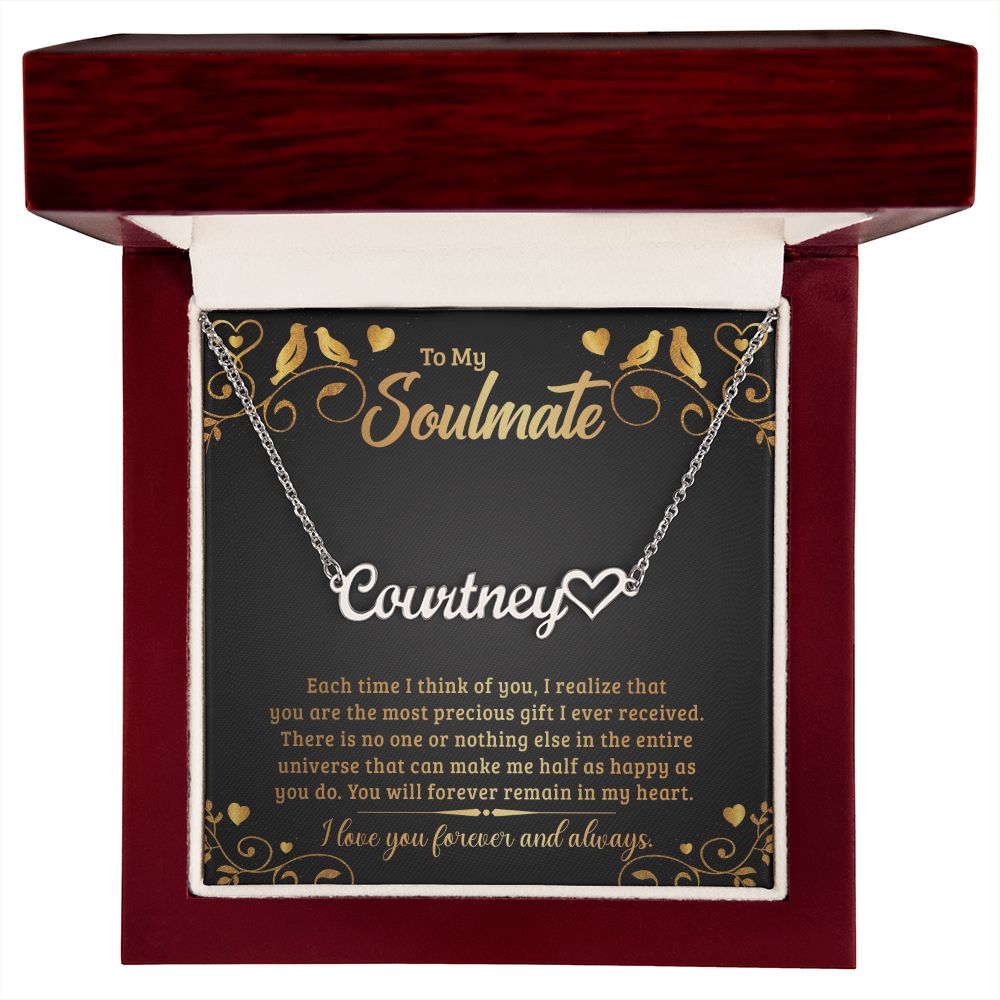 GET THE PERFECT GIFT - Personalized Name Necklace for your SOULMATE!