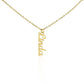 Vertical Name Necklace - PERSONALIZED Vertically - Can't get more "Personal" than YOUR Name - BEST Gift Ever!