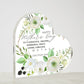 Stunning Acrylic Heart Shaped Plaque, for Mom for Mother's Day, from her loving Son!