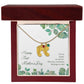 Happy First Mother's Day - PERSONALIZED Baby Feet Necklace with Birthstone - FOR MOM!