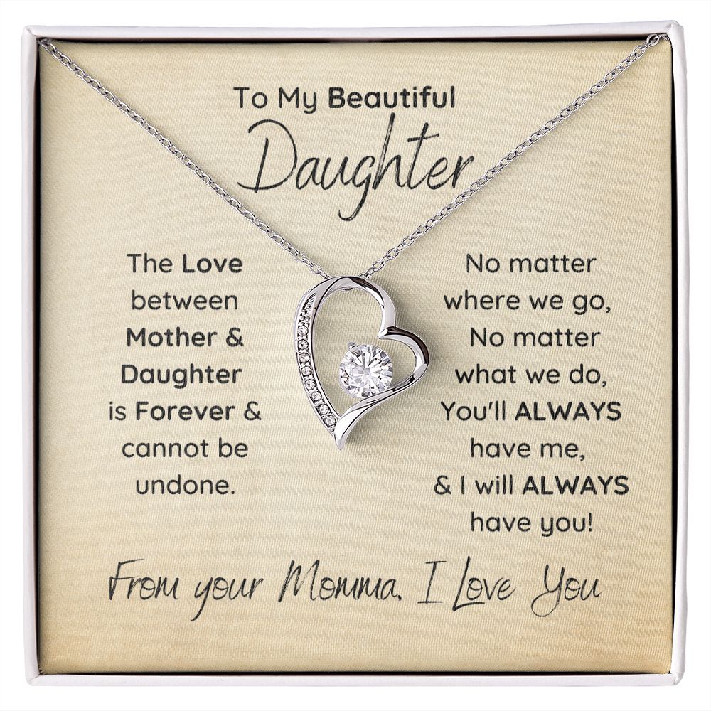 Forever Love Necklace - Gift for Daughter